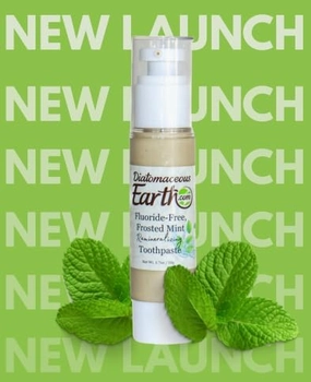 Frosted Mint Toothpaste Diatomaceous Earth