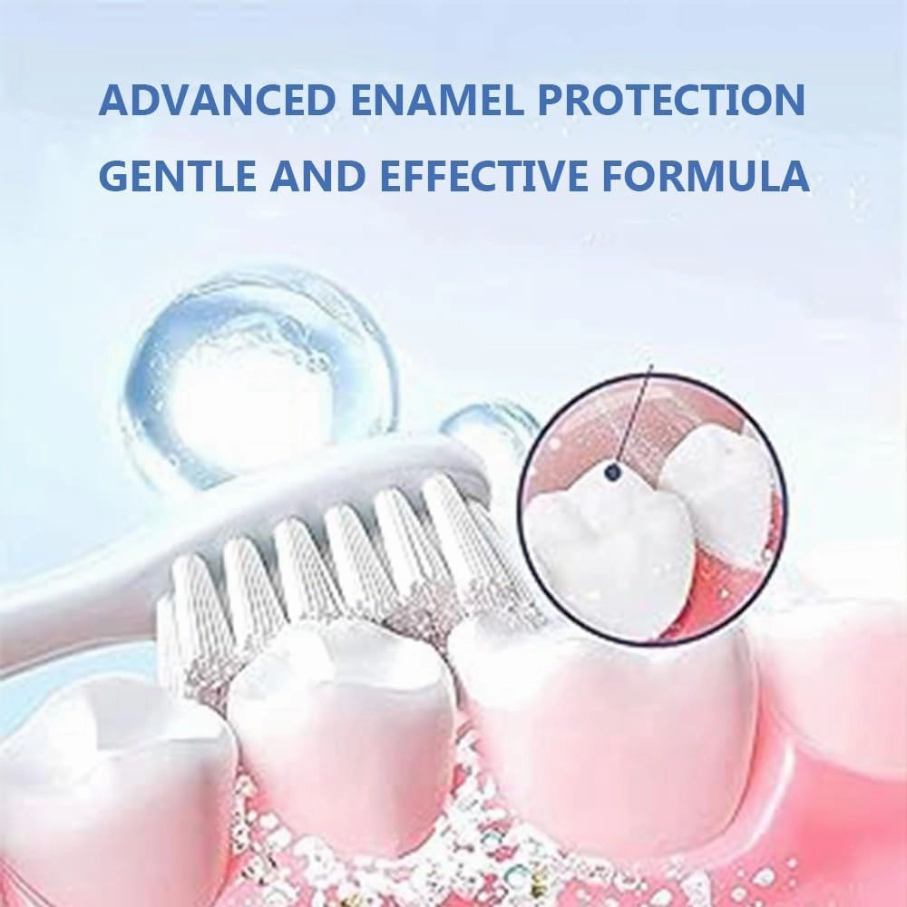 Geelike Hydroxyapatite Toothpaste,Nano Hydroxyapatite Repair & Protect Toothpaste, 7.5% Fluoride-Free Hydroxyapatite Enamel Repairing Breath Freshening Whitening toothpastes (2PCS-A, Large)