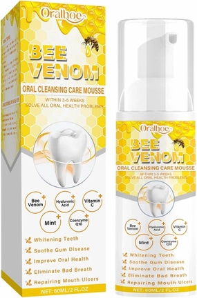 Gentle Teeth Cleaning Toothpaste - Oral Care for Stain Removal, Gum Soothing & Sensitive Gum Protection(1PCS)