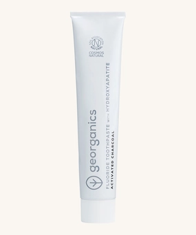 Georganics Hydroxyapatite Toothpaste  - Activated Charcoal