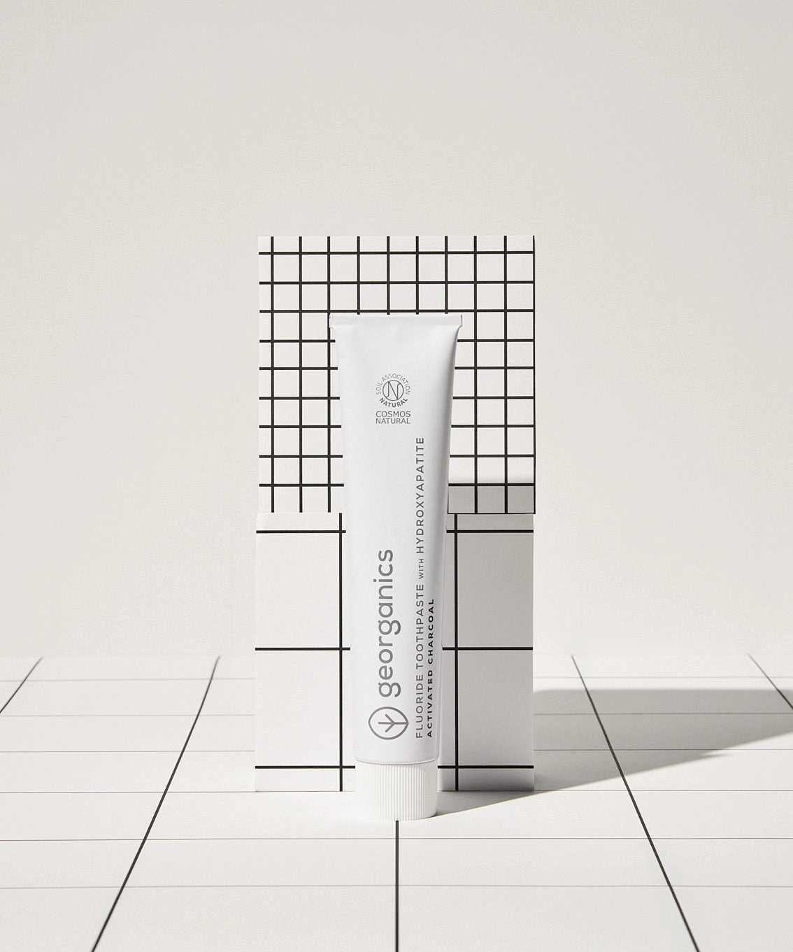 Georganics Hydroxyapatite Toothpaste  - Activated Charcoal