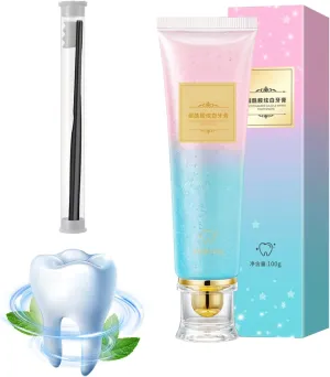 Glamvorateeth Triple Whitening Niacinamide Toothpaste, Natural Long-Lasting Fresh Whitening Gel Toothpaste for Adults, Repair and Protect Teeth Fresh Breath (1)