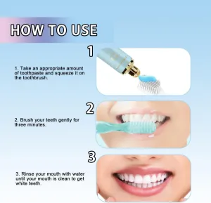 Glamvorateeth Whitening, Glamvora Triple Whitening Toothpaste, 2025 Whitening Toothpaste, Toothpaste (1PCS)