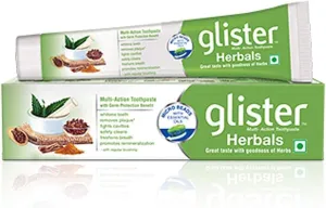 Glister Multi-Action Herbal Toothpaste (190 g) - Pack of 3