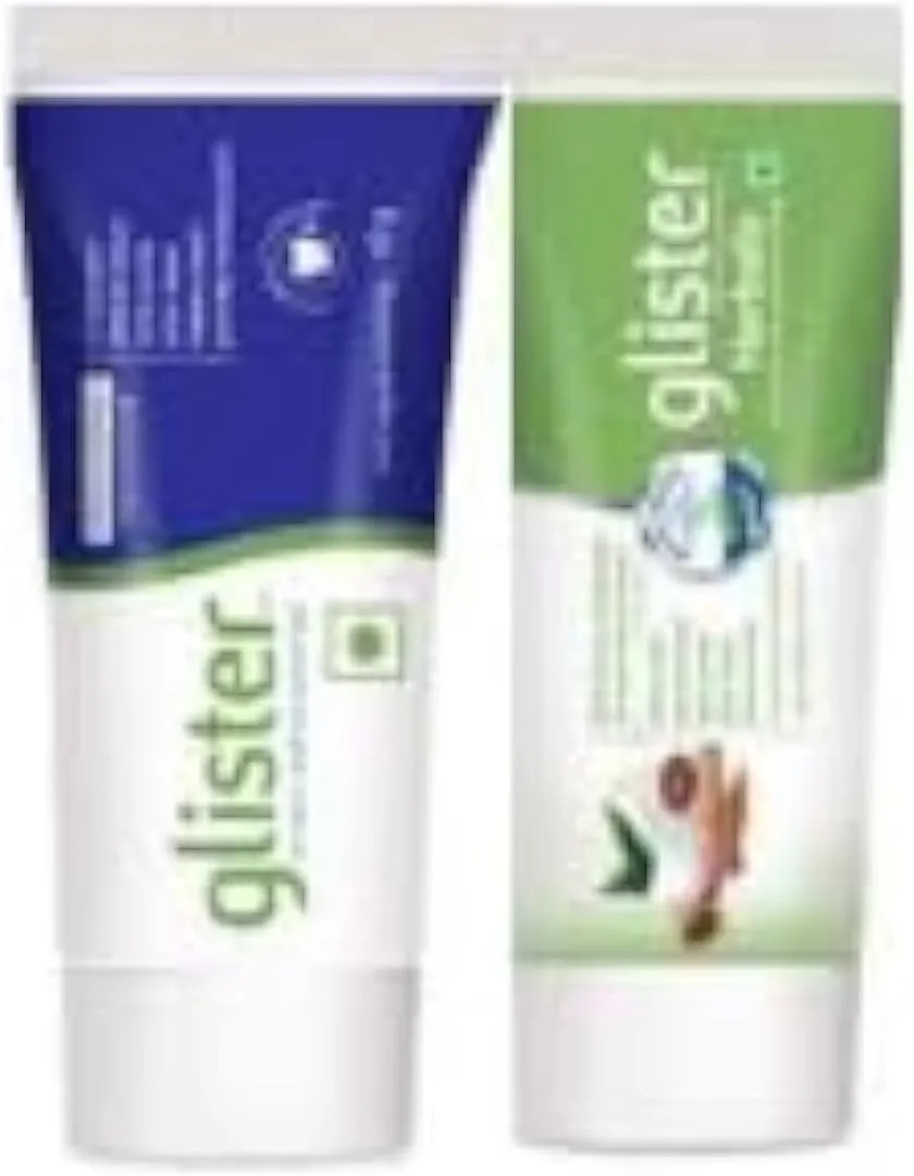 Glister Multi Action Toothpaste & Herbal Toothpaste 40gm each combo