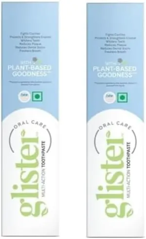 Glister Multi-Action Toothpaste - Pack of 2 (7.05oz per Pack) Large Size
