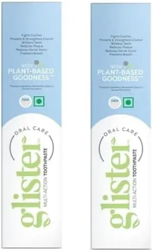 Glister Multi-Action Toothpaste - Pack of 2 (7.05oz per Pack) Large Size