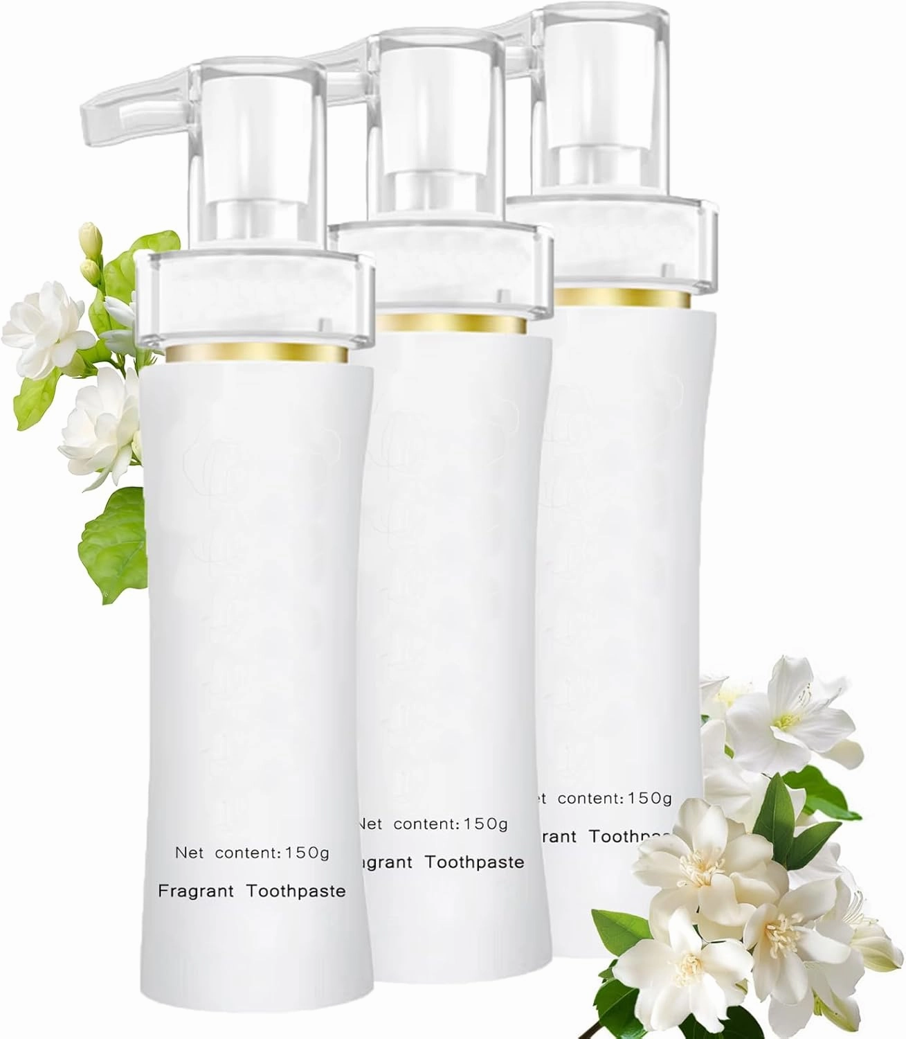 GoldEdition Fragrance Toothpaste - Deep Whitening, Sensitive Teeth Oral Care, Fresh Bad Removal Breath (3PCS)