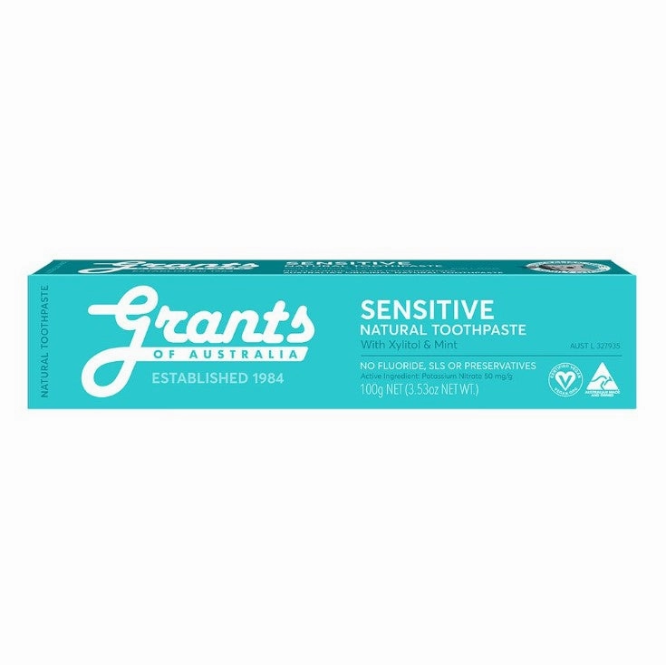 Grants Sensitive Toothpaste 100g - 12 Pack