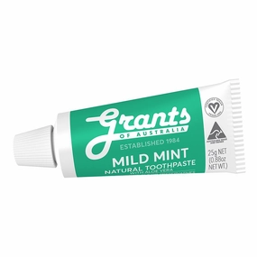 Grants Toothpaste Mini Mild Mint 25g - 12 Pack