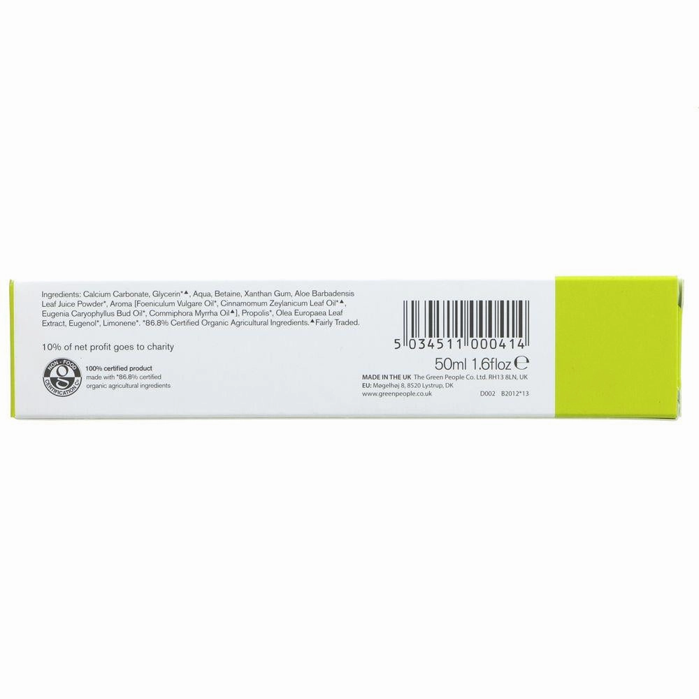 Green People | Toothpaste Fennel Herbal Fresh - Sensitive Gums | 50ml