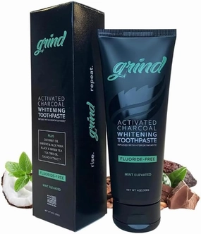 Grind Hydroxyapatite Toothpaste, Charcoal (4oz)