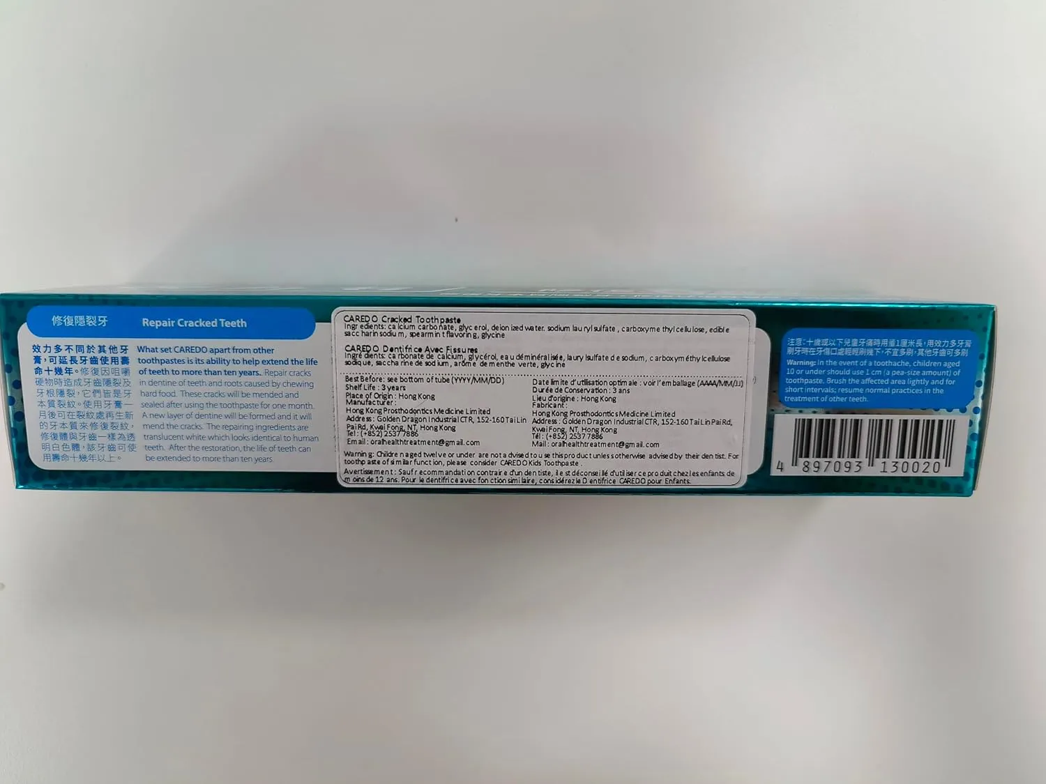 Healing Teeth Crack Toothpaste - Repairing Cracked Teeth Enamel, Remineralizing Toothpaste 100g