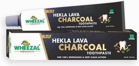 Hekla Lava Charcoal Toothpaste (100gm) (Pack of 3)