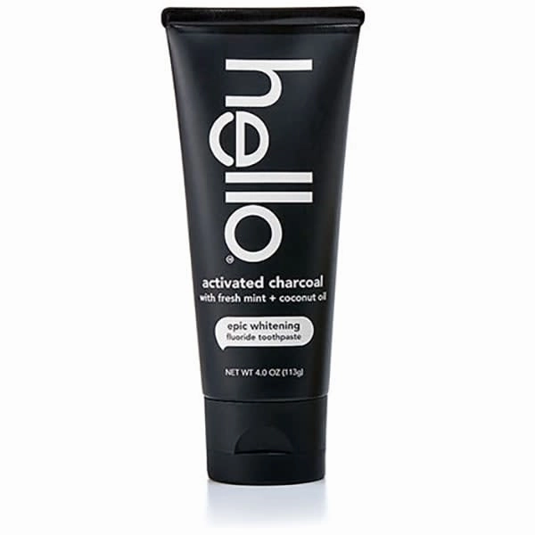 hello Activated Charcoal Epic Whitening Fluoride Free Toothpaste