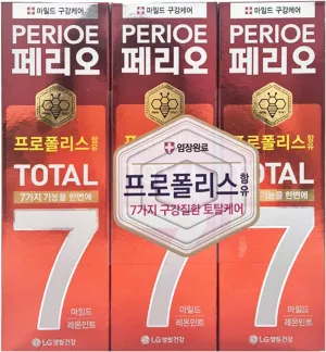 Herbal Toothpaste with Mild Lemon Mint Flavor and Propolis_4.23 oz x 3ea (120gx3)
