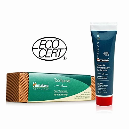 Himalaya Neem and Pomegranate Organic Toothpaste - 150g