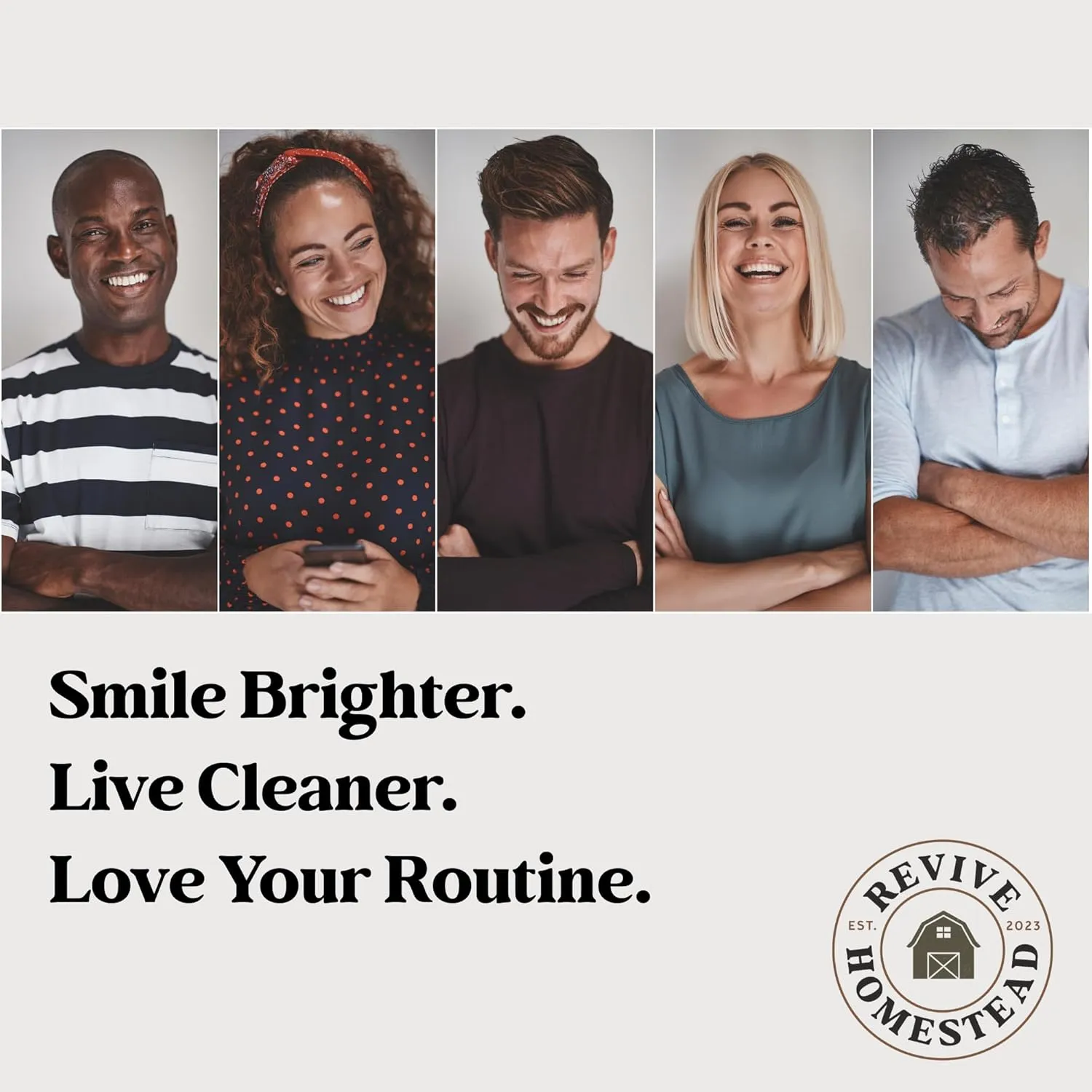 Hydroxyapatite Tooth Powder by Revive Homestead | Remineralizing Toothpaste Powder | Fluoride-Free | Whitening | All Natural | 2 oz Amber Glass Jar (Sweetener Free) (Unflavored)