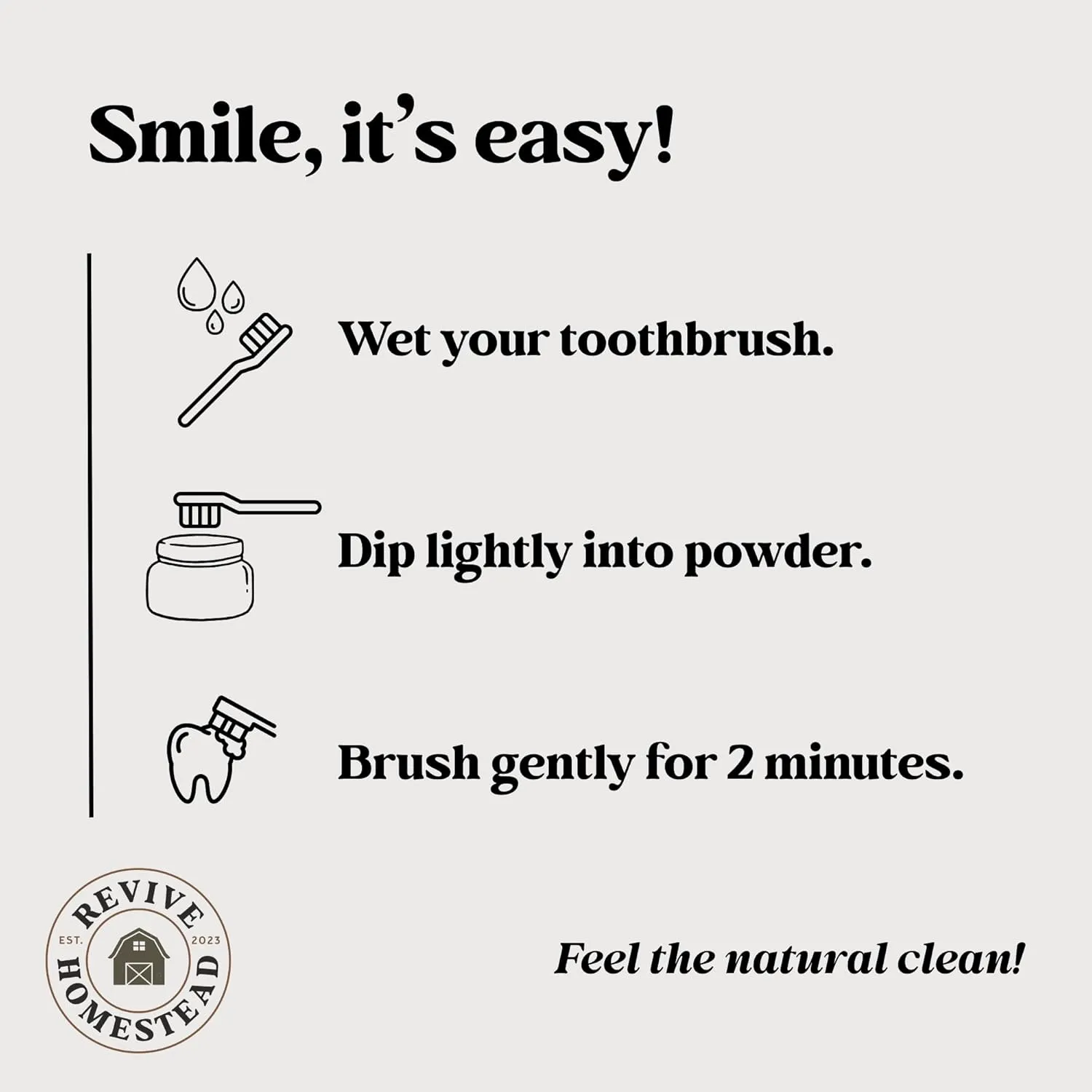 Hydroxyapatite Tooth Powder | Remineralizing Toothpaste | Fluoride-Free | Whitening | All Natural | 2 oz Amber Glass Jar (with Xylitol) (Peppermint)