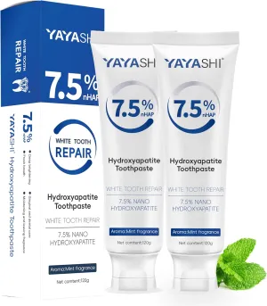 Hydroxyapatite Toothpaste for Enamel Repair & Sensitivity Relief, Cool Mint Flavor, Long-Lasting Freshness, Daily Dental Care