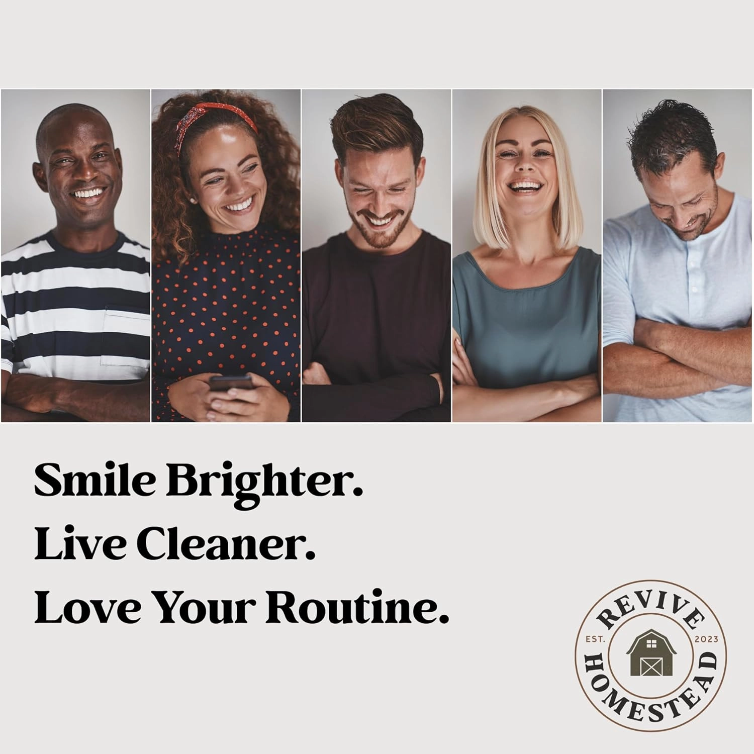 Hydroxyapatite Tooth Powder by Revive Homestead | Remineralizing Toothpaste Powder | Fluoride-Free | Whitening | Natural | 2 oz Amber Glass Jar (with Erythritol) (Unflavored)
