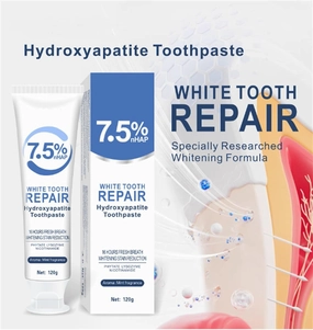 Hydroxyapatite Toothpaste, Fluoride-Free Hydroxyapatite Teeth Whitening Toothpaste, for Enamel Protection & Tooth Strengthening & Fresh Breath (3pcs)