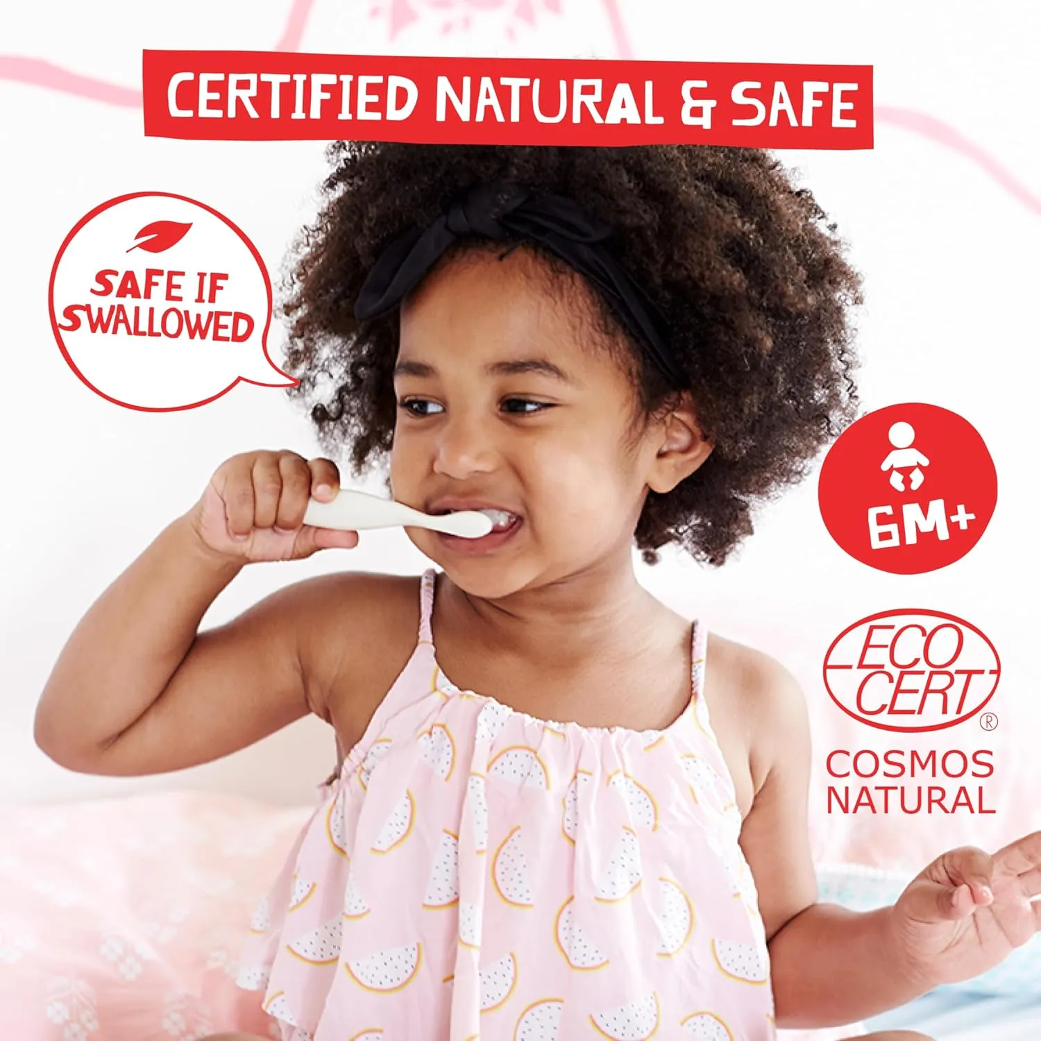 Jack N' Jill Natural Toddler Toothpaste - Fluoride Free Training Toothpaste for Toddlers 1-3, 40% Xylitol, BPA Free - Strawberry & Blueberry, 1.76 oz (Pack of 2)