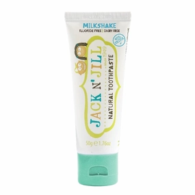 jack & jill natural toothpaste 50g - milkshake