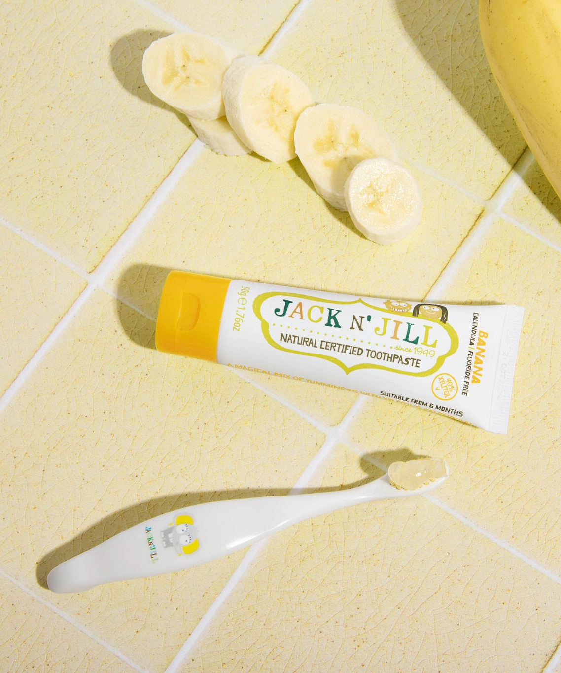 Jack N' Jill Fluoride-Free Banana Toothpaste 50g