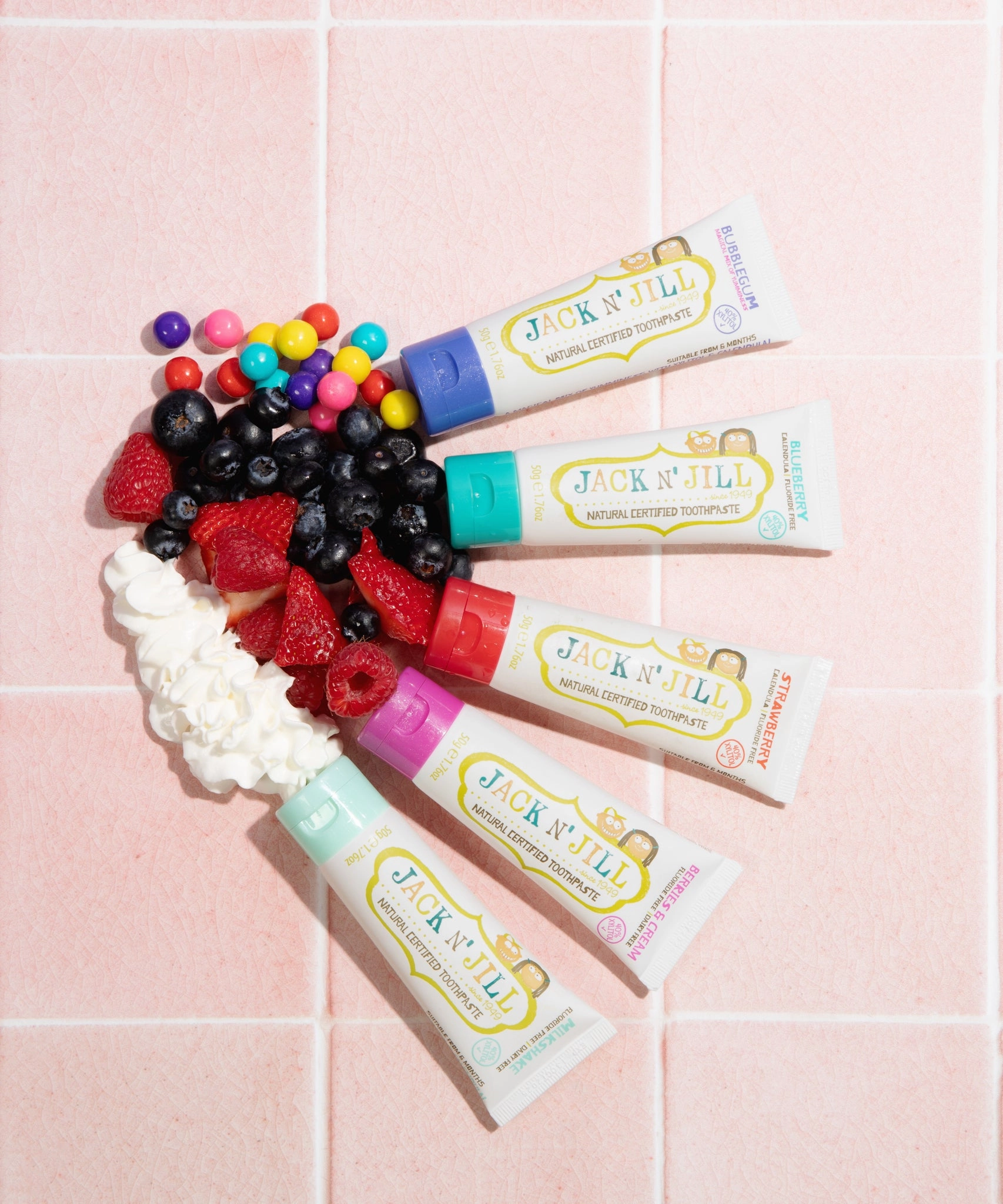 Jack N' Jill Milkshake Natural Fluoride-Free Toothpaste