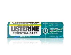 Johnson & Johnson Oral Health Products 43455 Listerine Essential Care Toothpaste Gel, 4.2 oz (Pack of 24)