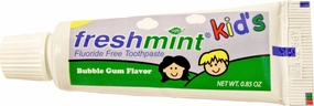 KFFTP85B Freshmint Kids Fluoride Free Toothpaste, Bubblegum Flavor, 0.85 oz. (Pack of 144)