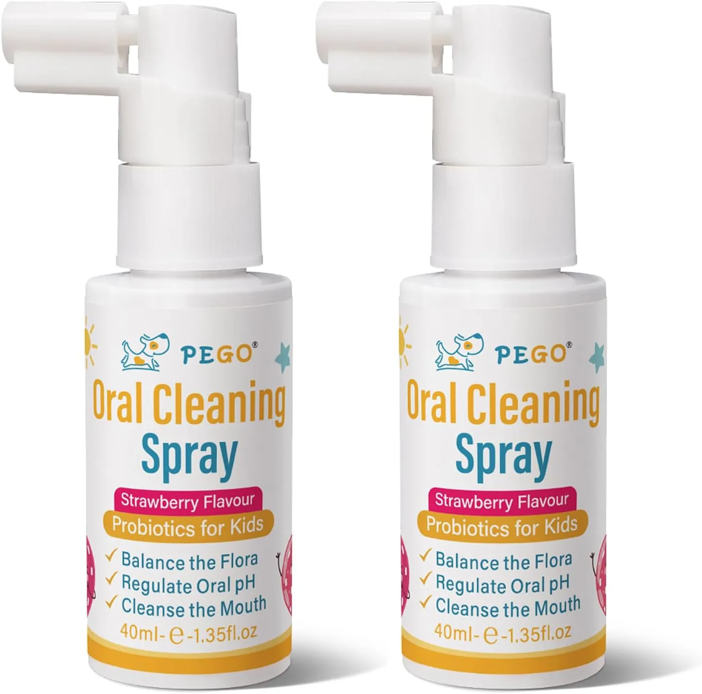 Kids Oral Spray, Toddler Toothpaste Helper for Cavity Prevention and Fresh Breath, Children Anticavity with Fluoride Free for Newborn to Preschoolers, Kid's Mouth Spray (2)