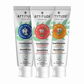 Kids Toothpastes with Fluoride Trio