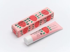 Kingfisher | Childrens Strawberry T'paste - fluoride free | 100ml