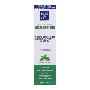 Kiss My Face Fluoride Free Sensitive Toothpaste 4.5 oz (Pack of 2)