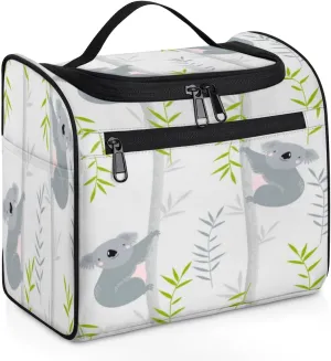 Koalas Paint Hanging Toiletry Bag for Men Women Travel Cosmetic Makeup Organizer Bag Water Resistant Large Portable Wash Case for Accessories, Toiletries, Cosmetics