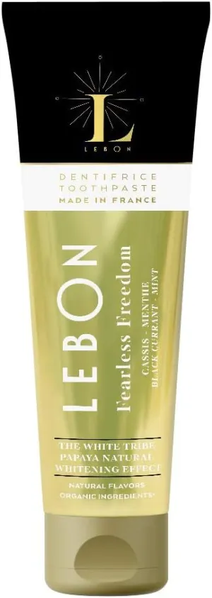 Lebon Fearless Freedom (Black Currant   Mint) Organic Toothpaste - 75 ml Y