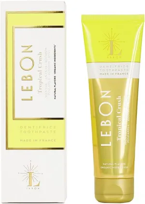 Lebon Tropical Crush (Pineapple, Rooibos   Mint) Organic Toothpaste 75 ml