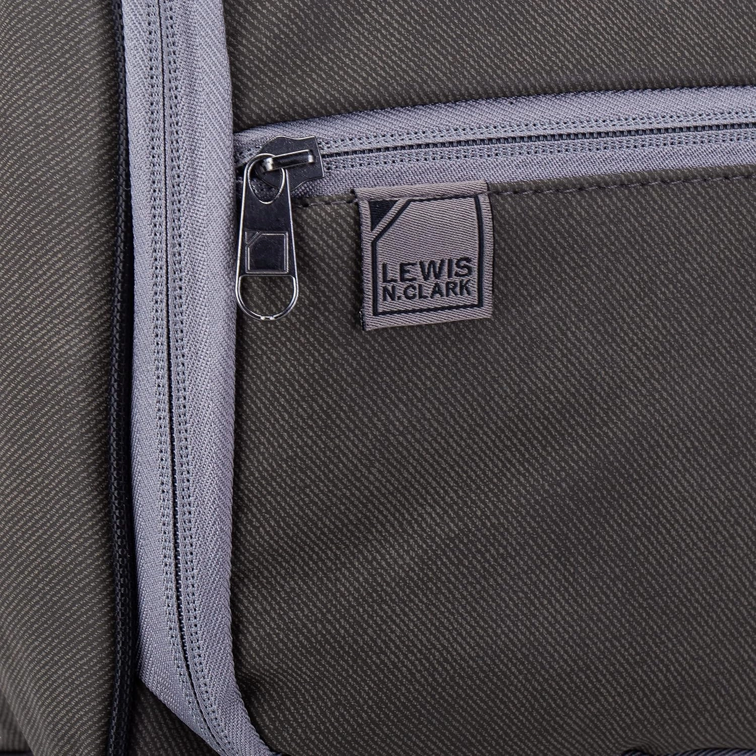Lewis N. Clark Brushed Twill Hanging Travel Toiletry Kit Bag, Tan, One Size