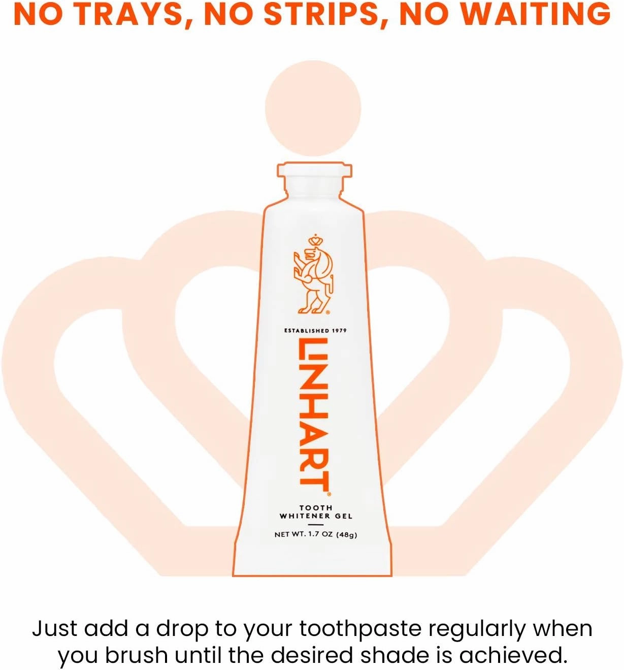 LINHART Teeth Whitener Gel with Hydrogen Peroxide, Tooth Whitener for Sensitive and Normal Teeth - No Sensitivity, Effective, Whitens Teeth with 50% More Strength