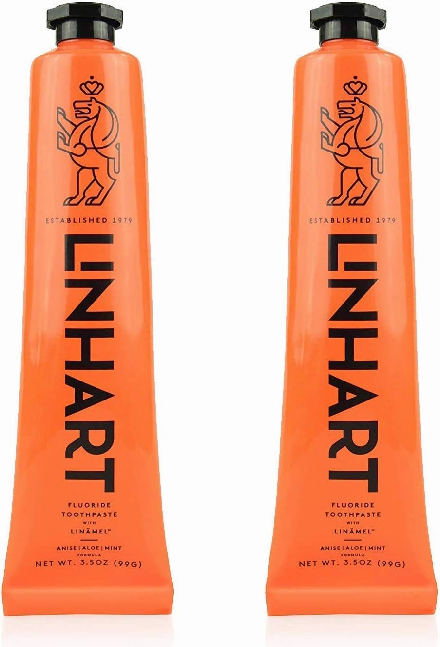 LINHART Whitening Toothpaste – Teeth Whitening, Enamel Strengthening Toothpaste with Mint Flavor (2 Pack)