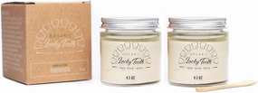 Lucky Teeth Organic Toothpaste-All Natural, Remineralizes and Fortifies Teeth and Gums. (4.5 oz 2 Pack)