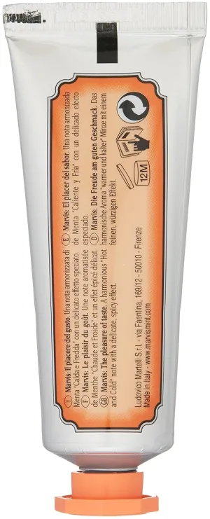 Marvis Ginger Mint Toothpaste, 1.3 oz (Pack of 4)