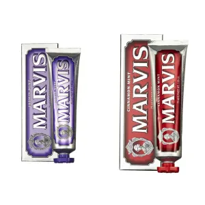 Marvis Jasmin Mint and Cinnamon Mint Toothpaste Set, 3.8 oz