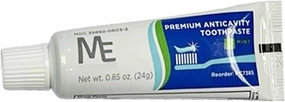 ME Medi Choice Fluoride Toothpaste - Gentle Sensitive Toothpaste for Teeth and Gum Sensitivity - Fresh Mint Toothpaste - Travel Size Tubes for On-The-Go Cavity Protection - 0.85 oz Tubes, Pack of 12