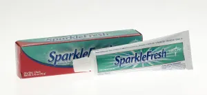 Medline Sparkle Fresh Toothpaste, Fluoride Protection, 2.75 oz., Dental Hygiene and Oral Care, Pack of 144