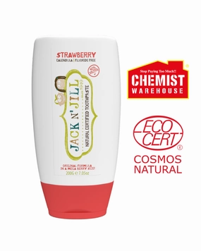 Mega Berry Natural Certified Toothpaste Strawberry 200g