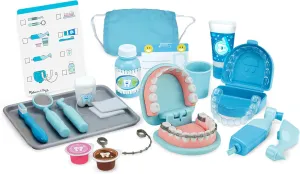 Melissa & Doug Super Smile Dentist Kit With Pretend Play Set of Teeth And Dental Accessories (25 Toy Pieces) Pretend Dentist Play Set, For Kids Ages 3 