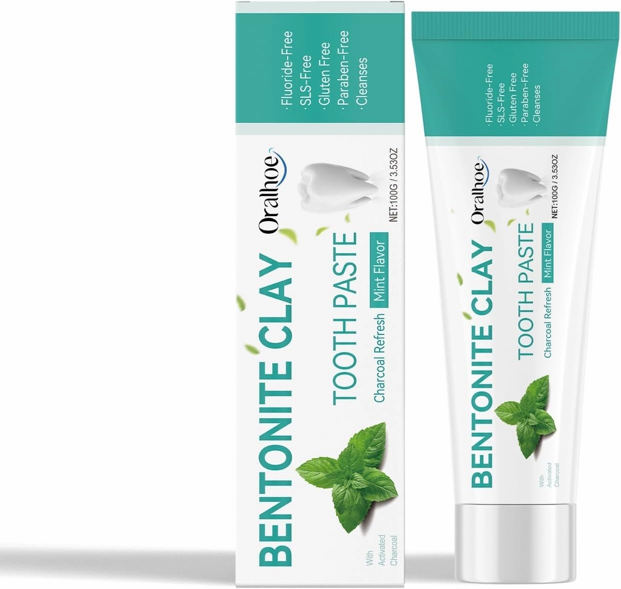 Minty Fresh Whitening Toothpaste for A Radiant Smile - Stain Removal, Fresh Breath & Dental Care(2PCS)